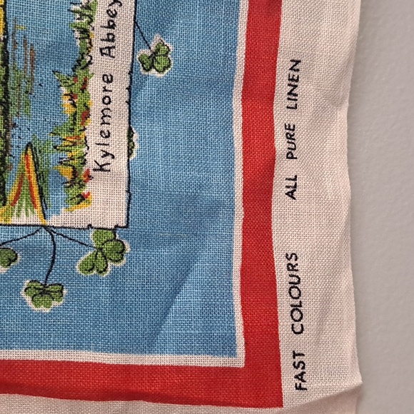 Vintage Irish Linen Bankmore Tea Towel Ireland NWOT 1980… - Picture 7 of 9